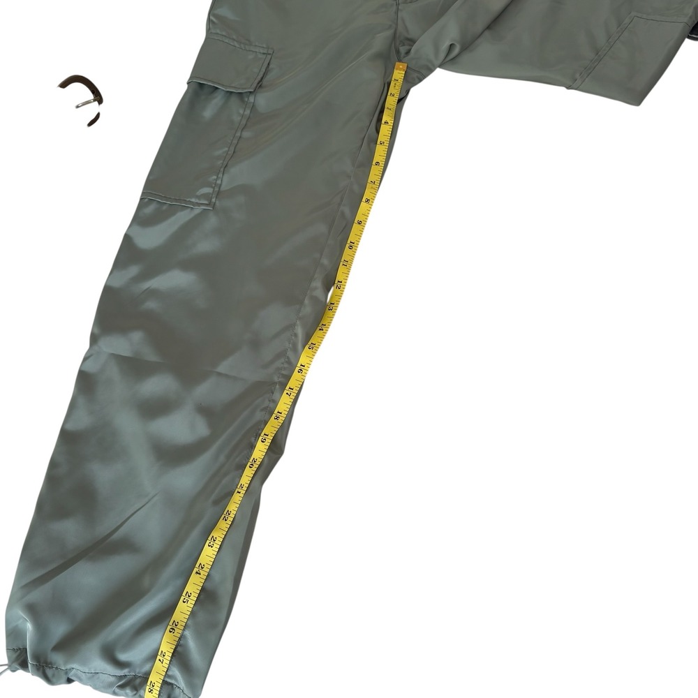 Pistola NWT Jade Lightweight Cargo Trousers XS Bluff Green Drawstring High Waist - Picture 8 of 11